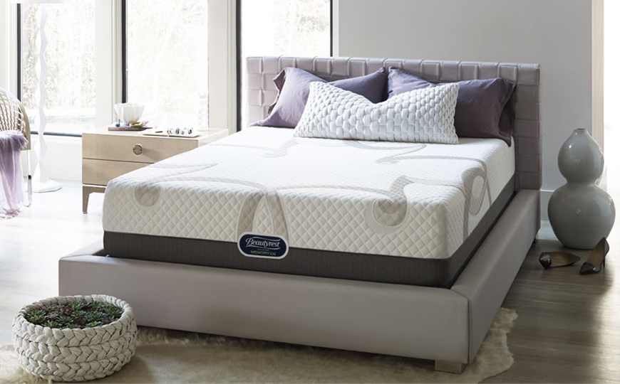 beautyrest 12 hybrid micro diamond memory foam mattress