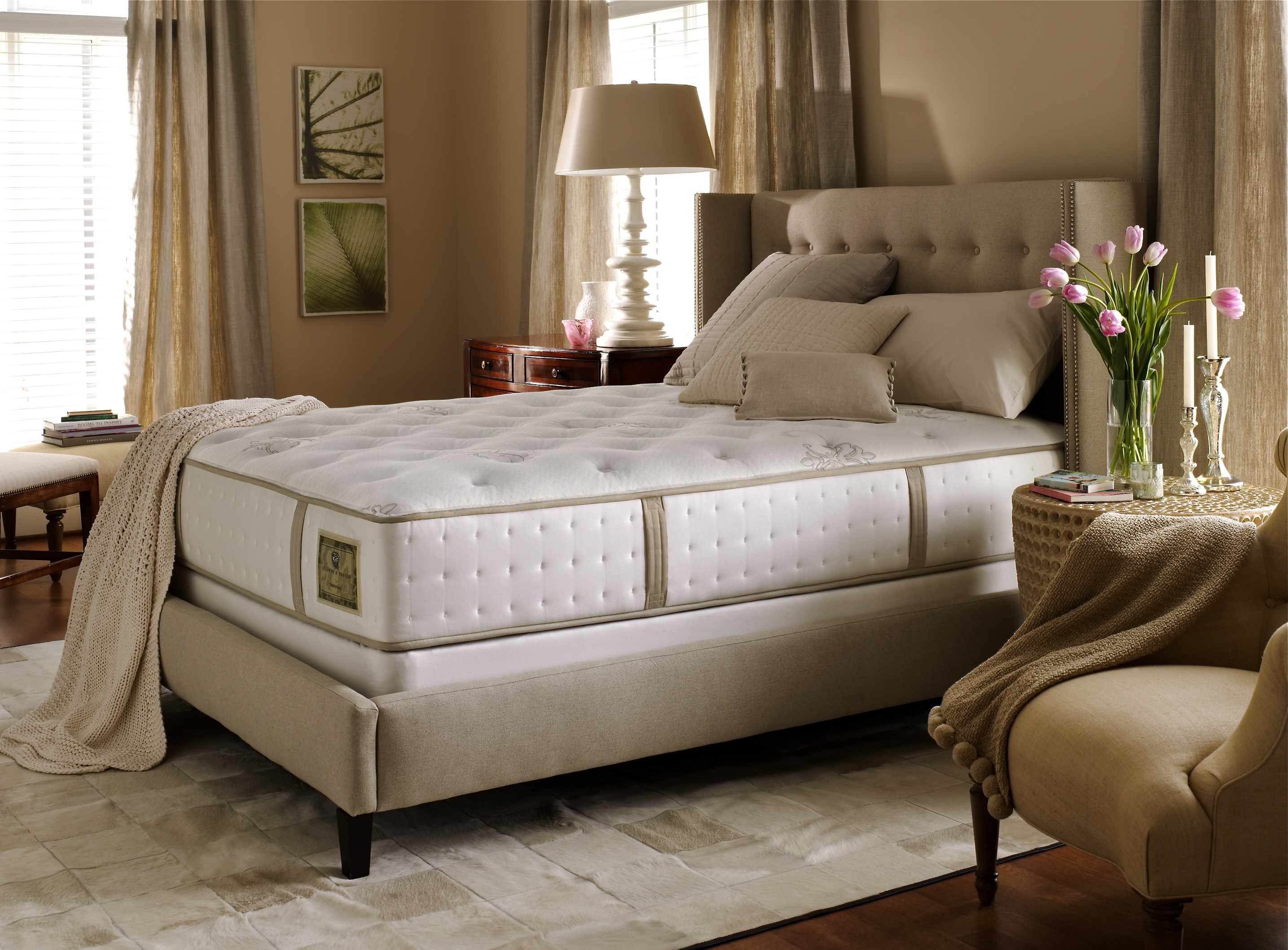 stearns and foster palace luxury plush mattress