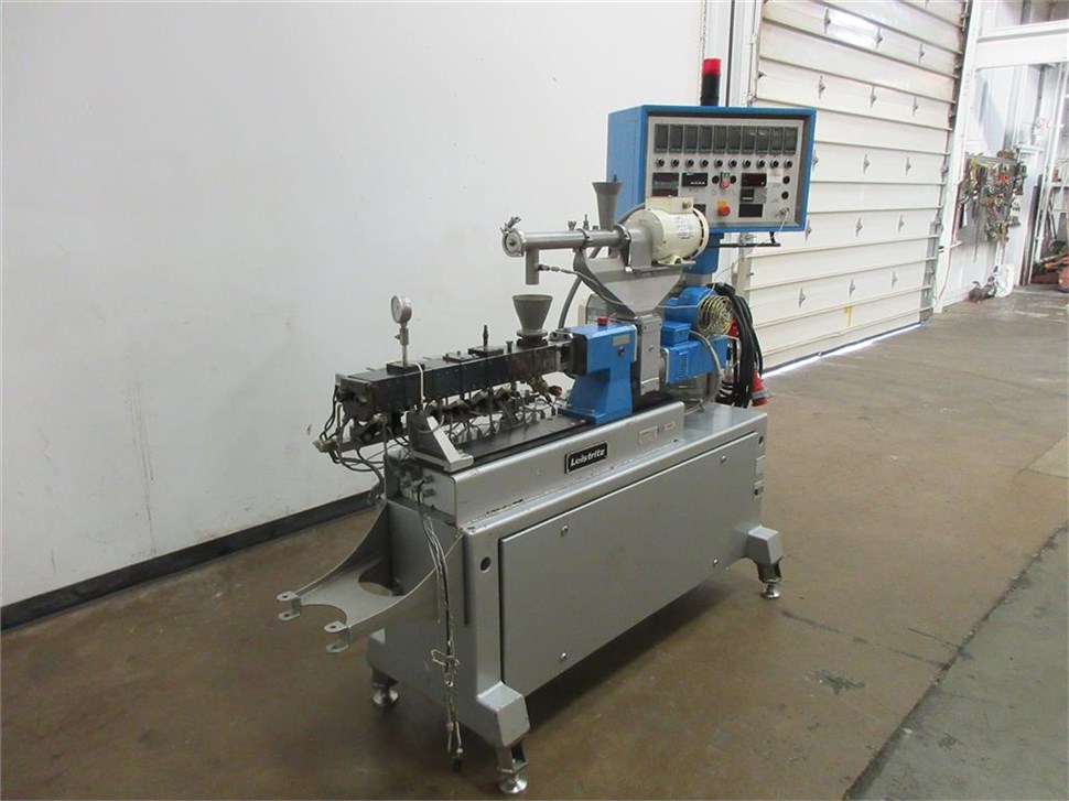 18mm Leistritz Micro Model 18GL35D Twin Screw Extruder,CO-Rotating 2.4KW