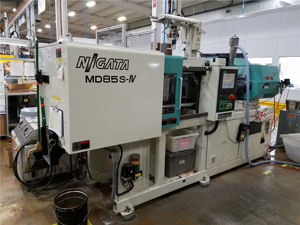 85 Ton Niigata Electric Injection Molding Machine, Model MD85SIV, 4.5