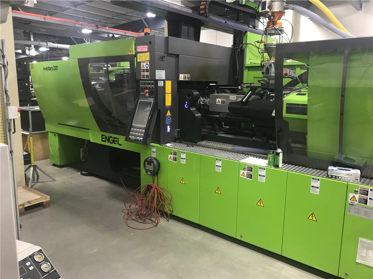 220 Ton Engel EVictory Tie Barless Injection Molding Machine Model