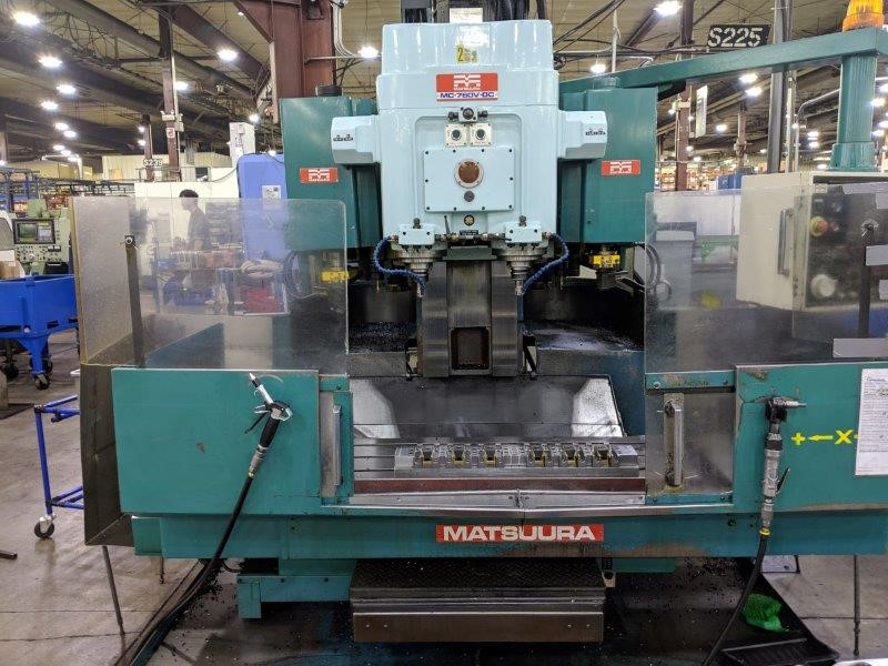 Matsuura Twin Spindle Vertical Milling Machine Plastic Machinery