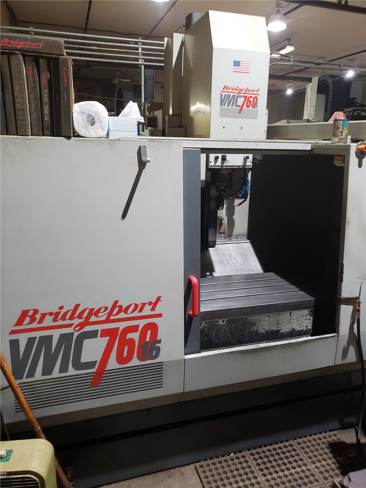 Bridgeport 3Axis Vertical Machining Center, Model 760/16, New In 1994