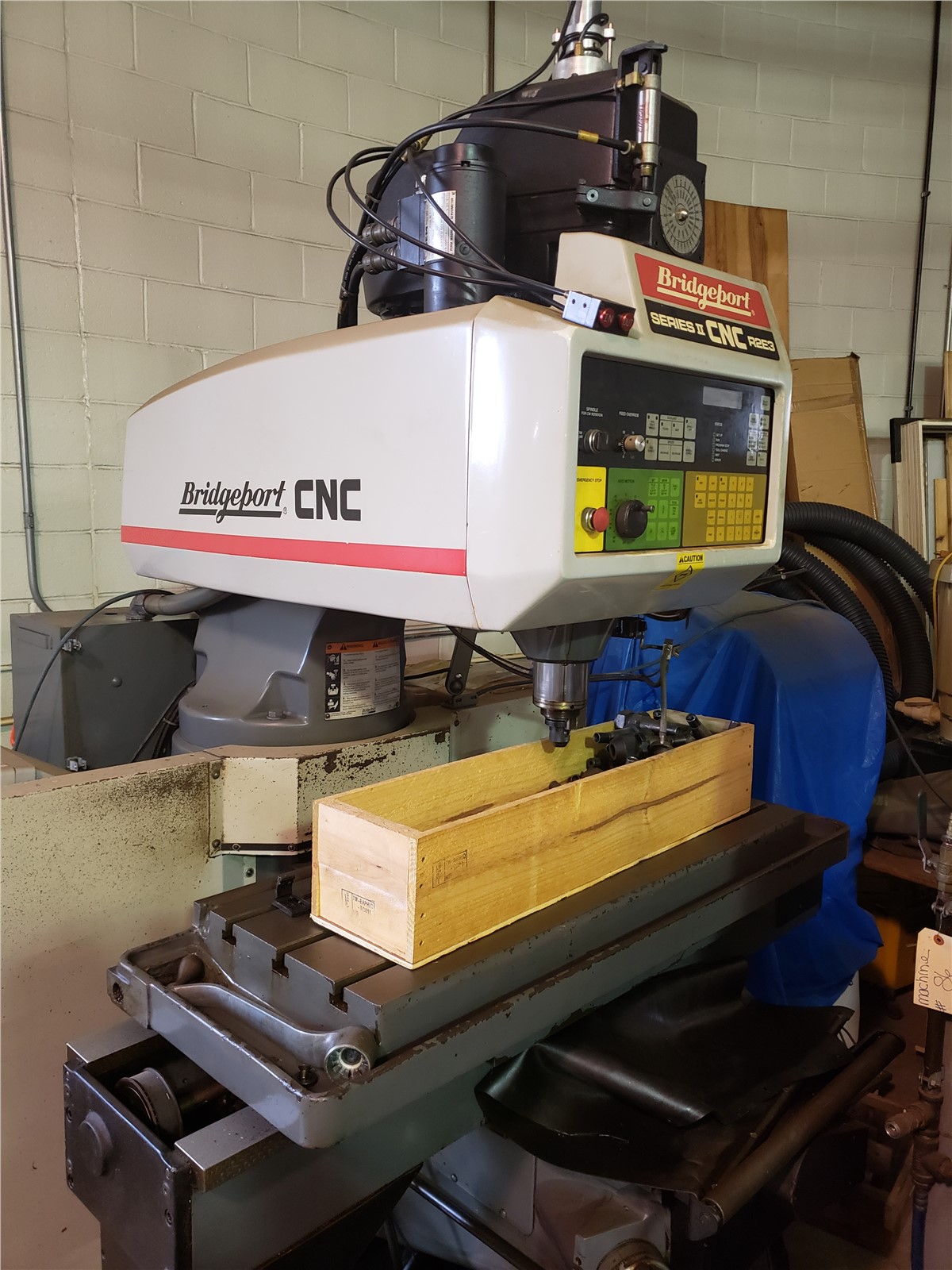 Bridgeport Model Series II R2E3 Vertical Milling Machine Plastic