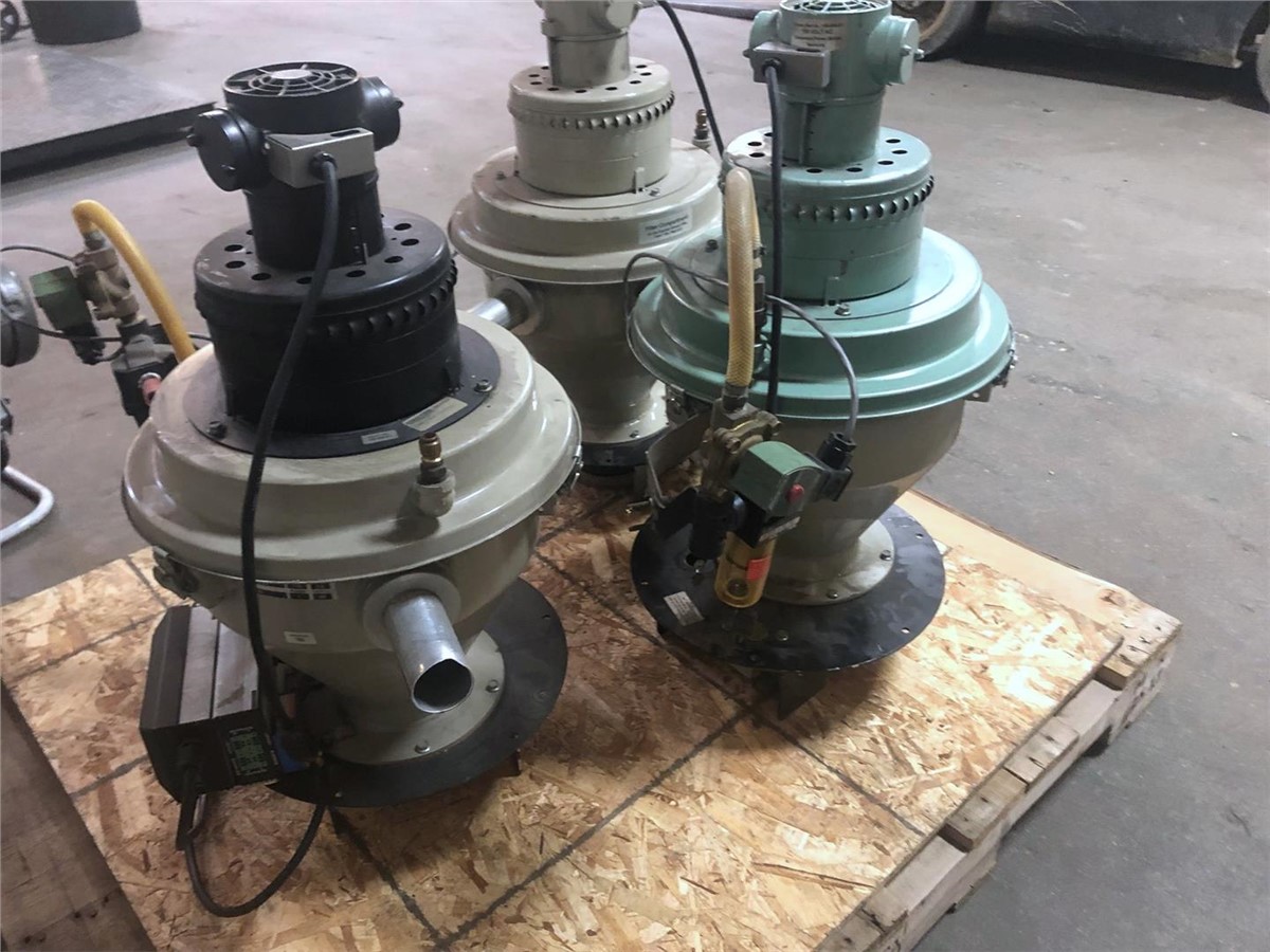 Lot Of 3 Conair DB12 Vacuum Loaders Plastic Machinery Used Plastic