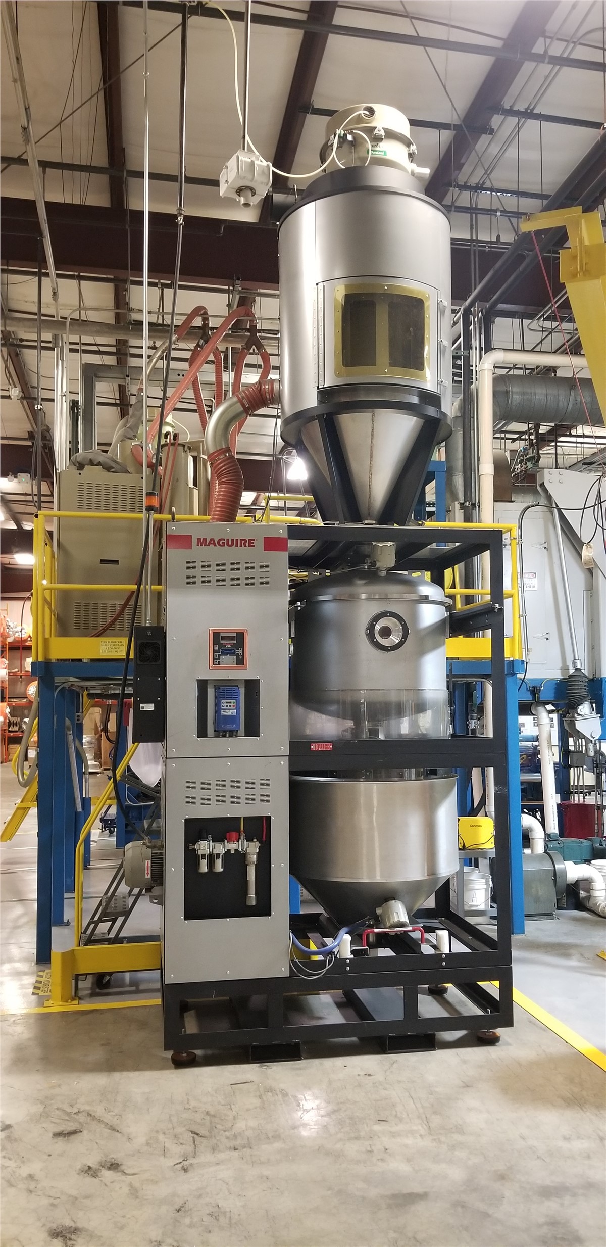 Maguire Dryer, Model VBD1000, New In 2012 Plastic Machinery Used