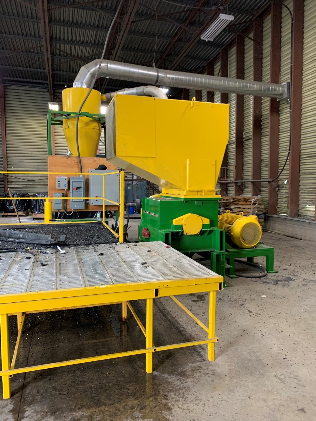 20" x 40" Polymer Systems Granulator, 125 HP Plastic Machinery Used