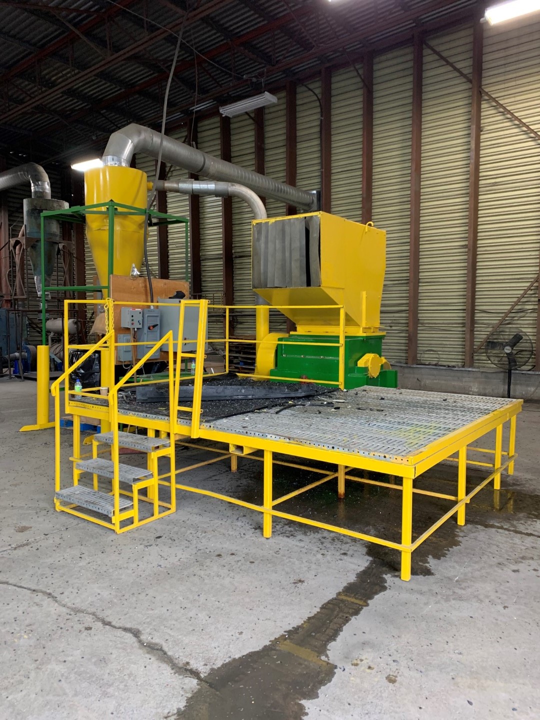 20" x 40" Polymer Systems Granulator, 125 HP Plastic Machinery Used