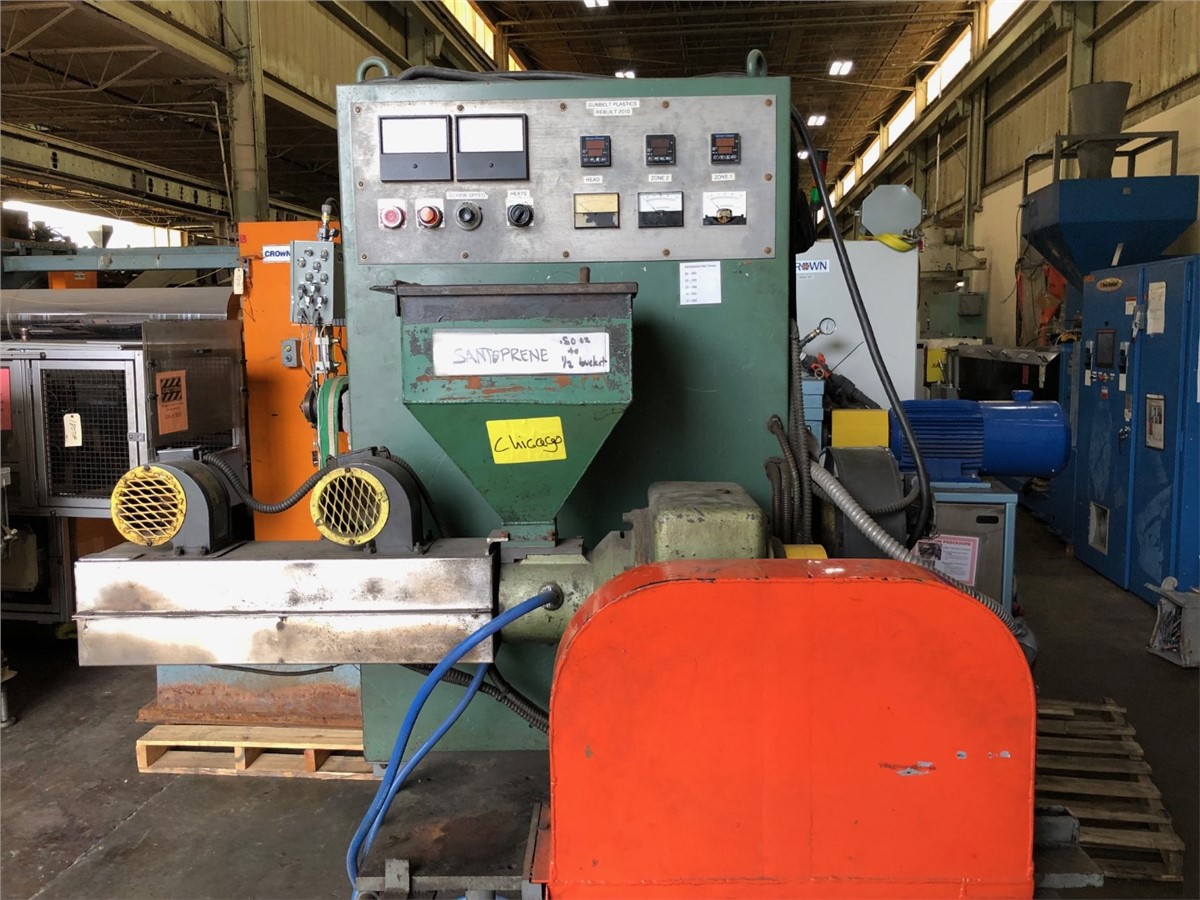 1.25" Extruder, 241 L/D Ratio, 10 Hp, 230 Volt Plastic Machinery