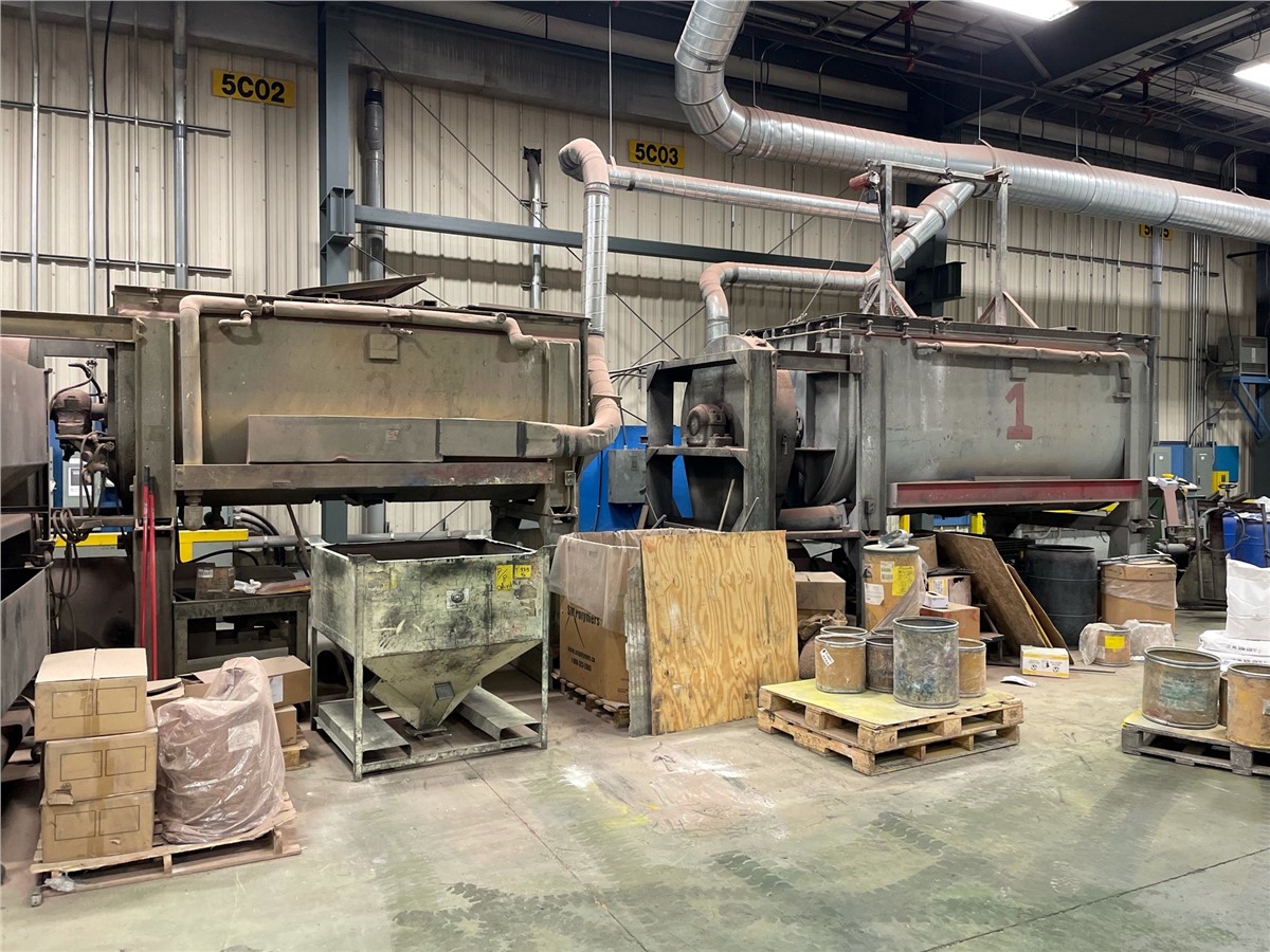 300 Cu. Ft. Stainless Steel Ribbon Blender, 60 HP Plastic Machinery