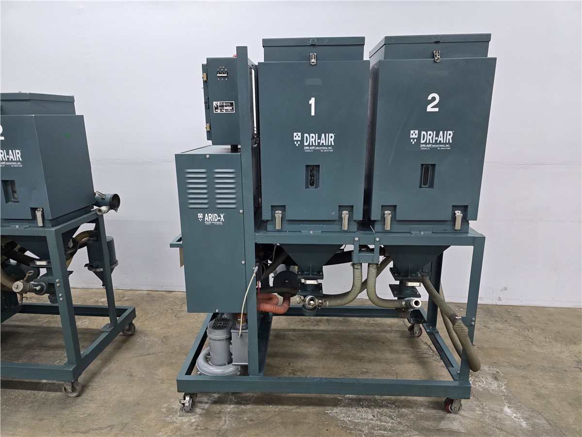 100 CFM Dri-Air Model ARID-X-100PDII AIR Dryer, Dual Hopper | Plastic ...