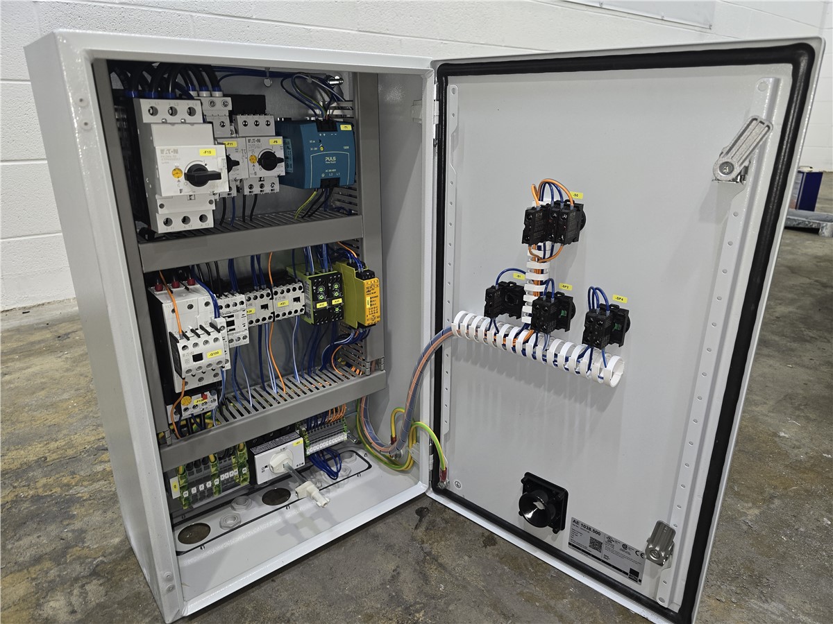 30 HP Granulator/Blower Starter Control Panel, 5 HP Blower | Plastic ...