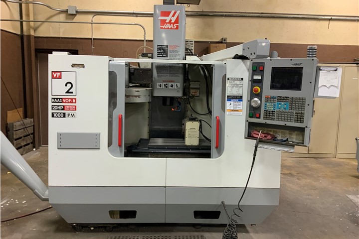 4-Axis Haas Vertical Milling Machine, Model: VF-2, New In 2004, With ...