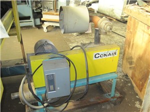 Used Conair Material Vacuum Conveyor with 5HP Motor, 3500 RPM, 575 Volt
