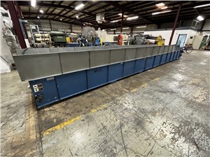 30' Long x 28" Wide Bunting Cleated Incline Conveyor