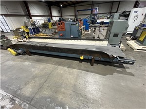 20' Long x 35" Wide Flat Belt Conveyor, 2hp