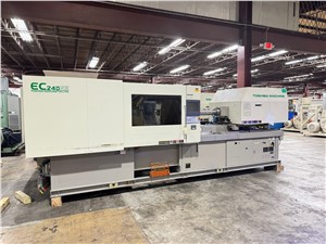 240 Ton Toshiba LIM Electric Injection Molding Machine, Model EC240NIIV30-6A, New in 2007