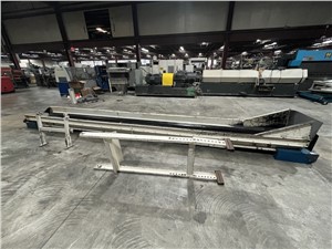 24" Wide x 25' Long Cleated Incline Conveyor