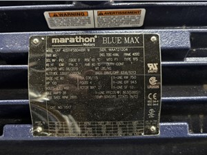 100 HP Marathon Blue Max Model, Unused, Frame 405TC