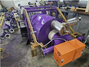 6" Diameter Hapman TubePro™  Drag Conveying System, 15 HP, New In 2020