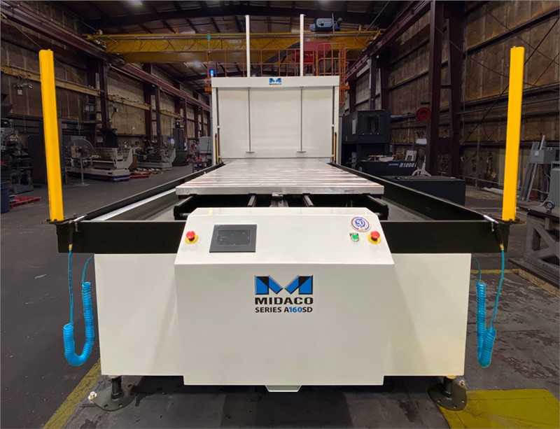 Midaco A160SD Automatic Single/Dual Pallet Changer front view