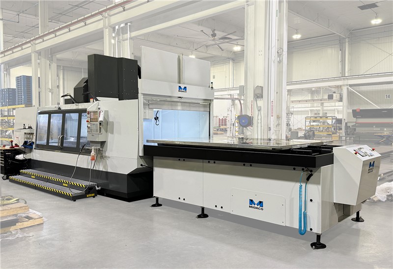 Midaco A120SD Automatic Pallet Changer on VMC