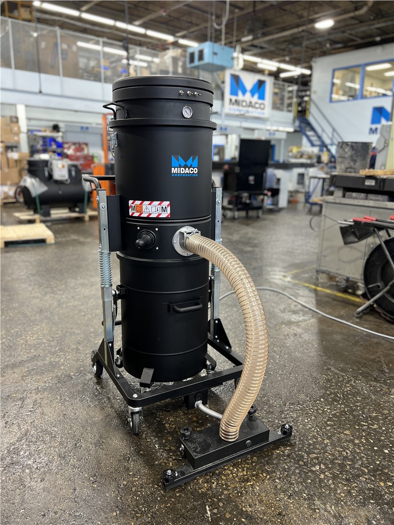 Midaco M264VFL Industrial Dry Vacuum with upright floor attachment