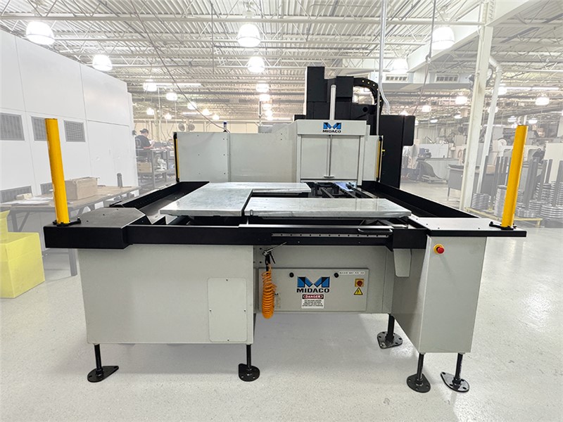 Midaco Automatic 4-Pallet Changer on Shop Floor