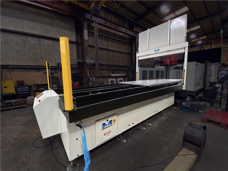 Midaco large pallet moving into CNC