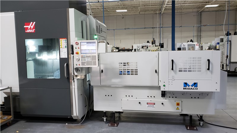 Midaoc Automatic Multi Pallet Changer for 5 Axis Midaoc Automatic Multi Pallet Changer for 5 Axis on Haas machine