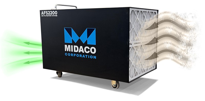 Midaco Machine shop Air Filtration System Midaco Machine shop Air Filtration System