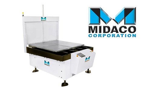 Automatic Pallet Changer and Midaco Logo