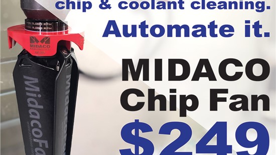 Midaco Chip Fan for CNC Machine Tools