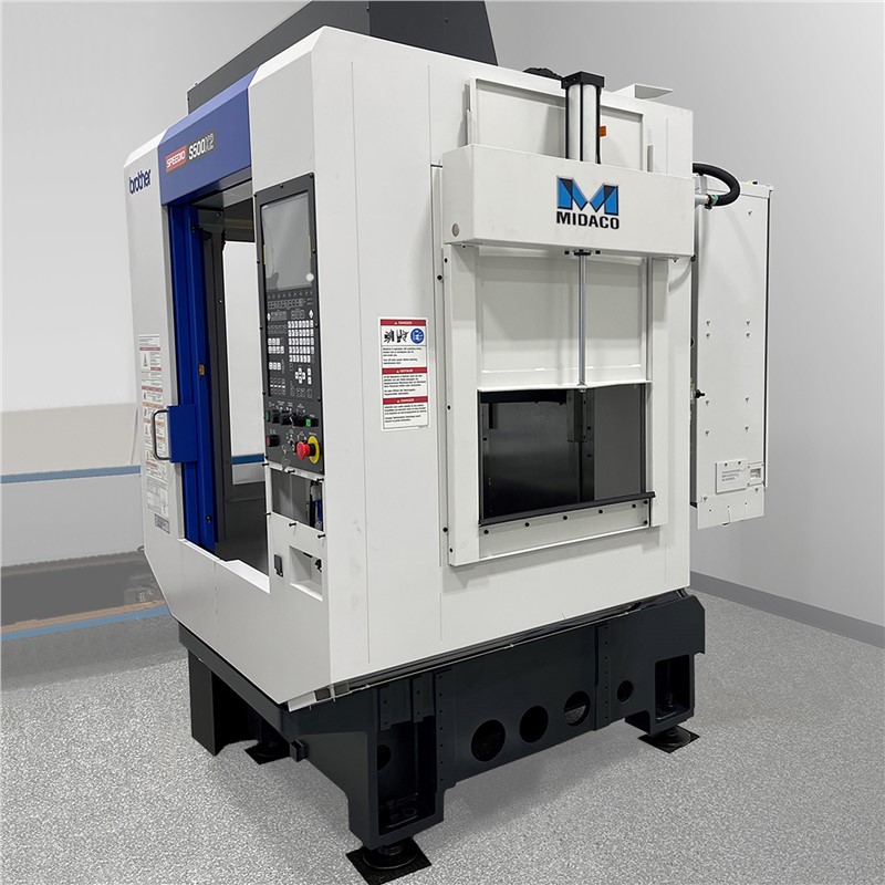 Midaco Industrial Robot Cobot CNC Access Door for Part Loading Unloading on VMC Midaco Industrial Robot Cobot CNC Access Door for Part Loading Unloading on VMC