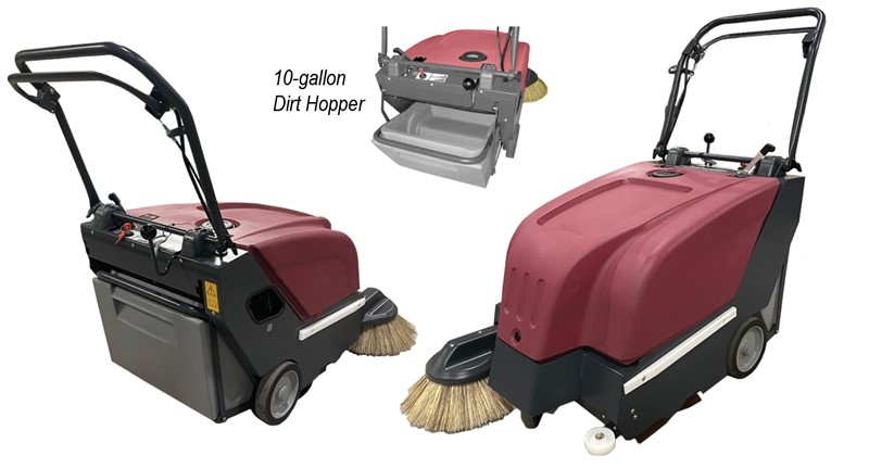 Midaco Walk-Behind Industrial Floor Sweeper multi-view