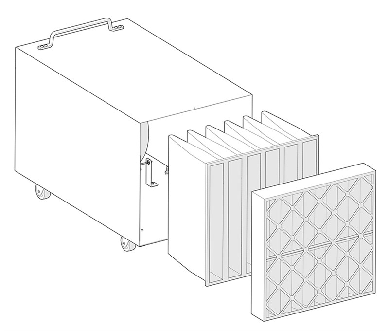 Midaco Machine shop Air Filtration System