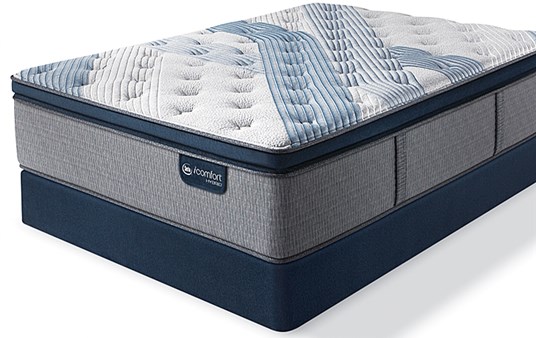 Serta iComfort Hybrid Blue Fusion 4000 Plush Pillow Top Mattress