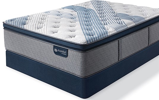 Serta iComfort Hybrid Blue Fusion 1000 Plush Pillow Top Mattress