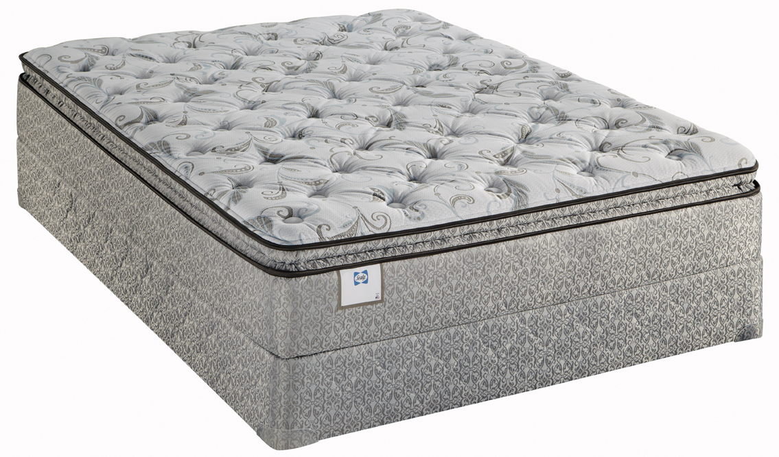 sealy luxury hotel quuen pillowtop plush mattress