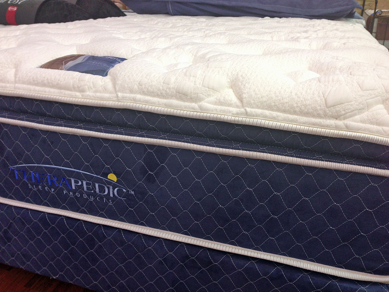 x - Therapedic BackSense Elite - Plush Pillow Top